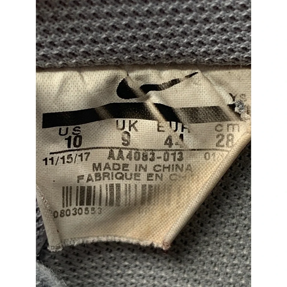 Nike Air Force 1 07 LV8 Stars‎ Gray White AA4083-013 Men's Sz 10